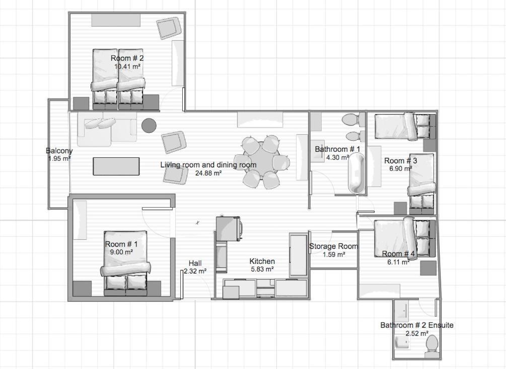 Acogedor Apt 8Pax 4Bdr 2Bth - Cozyhomesevilla1 外观 照片